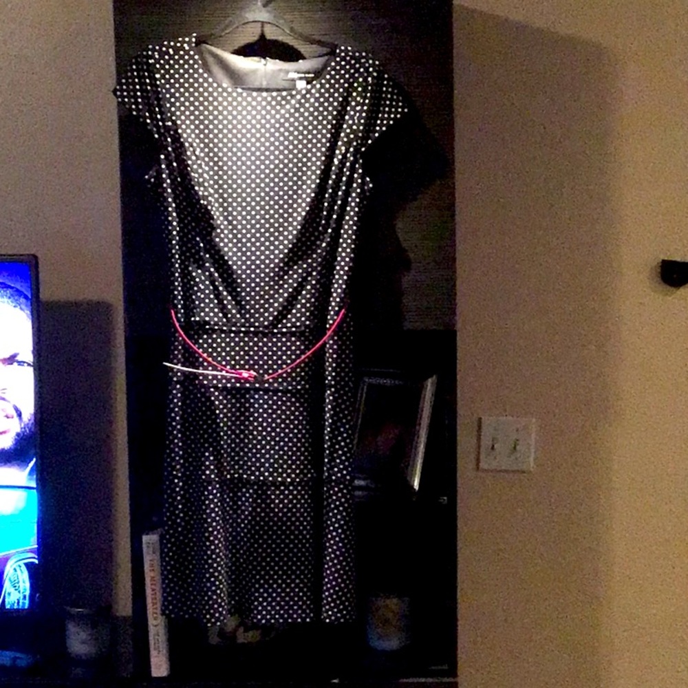 Anne Klein polka dot dress